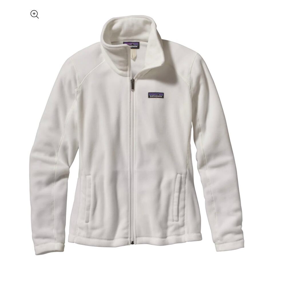 Patagonia Women's Micro D Jacket in White, Size Large